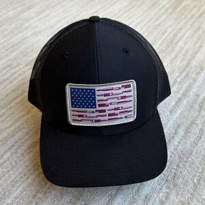 Federal Ammunition Snapback Trucker Hat Richardson 112 Cap Patriotic US Flag